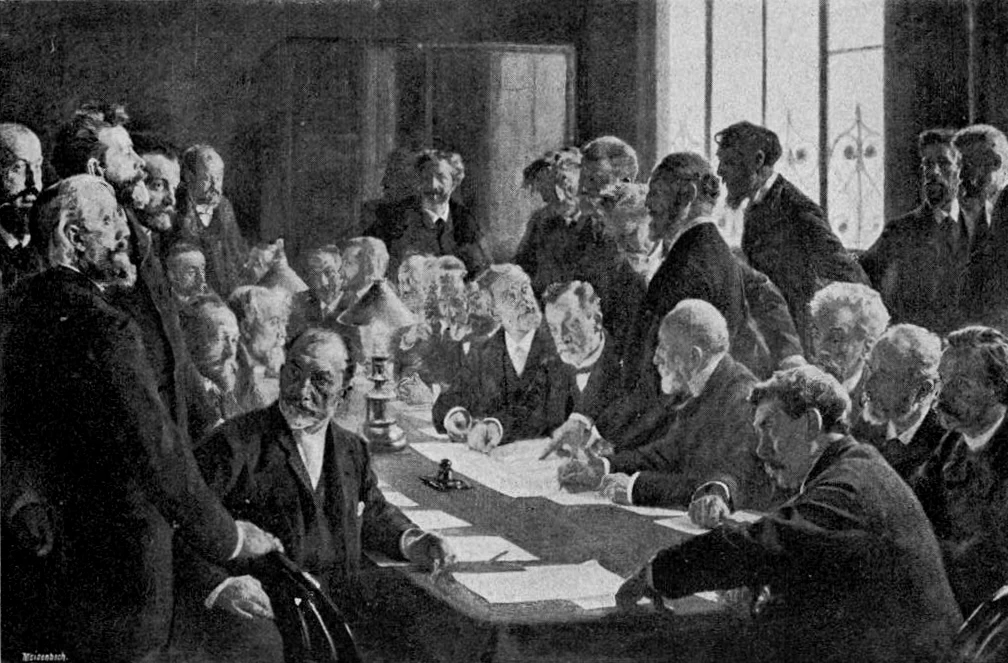 Riunione del comitato dell'Esposizione francese a Copenaghen, 1888